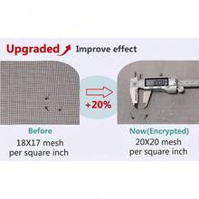 Household DIY Mosquito And Fly Screen Window Net, Pet-Proof Entry Barrier For Doors And Windows, Suitable For Windows, Doors, Patios, And Fences. Easy To Install. Screen Mesh - Grey - View 9