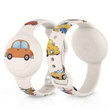 Children's Wristband Compatible With Apple AirTag, Hidden Silicone Protective Case For AirTag GPS Tracker, Adjustable Anti-Lost Watch Band For Boys And Girls - Multicolor - View 12