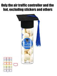 Graduation Party Candy Tubes With Graduation Cap And Tassel, Transparent Plastic Containers Suitable For Graduation Party Favors, Party Decorations, Gift Giving, Perfect As Gift Boxes, Candy Packaging, Back To School And Graduation Gifts, And Teacher's Day Gift Boxes - One Size Fits All - View 13
