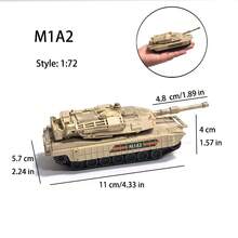 Bloques de construcción serie militar modelo juguetes creativos multiusos M1A2 leopardo 2A7  tanque de batalla principal para niño regalo de Navidad - Tanque Challenger - Ver 13