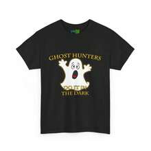 Camiseta de Algodón de Cazadores de Fantasmas - Negro - Ver 1