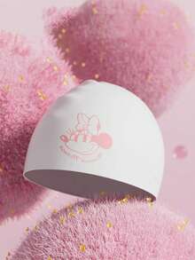 1 chiếc mũ bơi silicon hình chuột Minnie của Disney, chống thấm nước, bảo vệ tai, không làm rụng tóc, mũ bơi silicon in hình hoạt hình dành cho người lớn. - A - Xem 5
