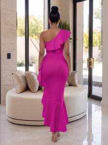Faeriesty Chiếc đầm đuôi cá thanh lịch này phù hợp cho nhiều dịp khác nhau. Thích hợp cho đám cưới, tiệc mùa xuân. - Màu Hồng Tươi - Xem 2