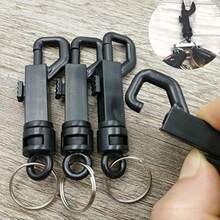4 Pack Black Plastic Light Weight Swivel Snap Hooks For Bag Belt Straps Keychain Accessories - Black - View 6