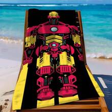 1PCS Cool I Ron Man Superhero Microfiber Beach Towel - Quick Dry Super Absorbent Bath Towel For Swimming Pool Gym Travel - Marvel Fan Outdoor Picnic Blanket Sand Free Magic Towel Accessory For Men Boys Gift - Nhiều màu - Xem 3