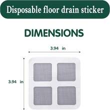 Strong Adhesive Mesh Drain Hair Catchers 10 Pack, Disposable Stick-On Filters For Laundry, Sink And Bathroom Floor Drains - 1 - View 2