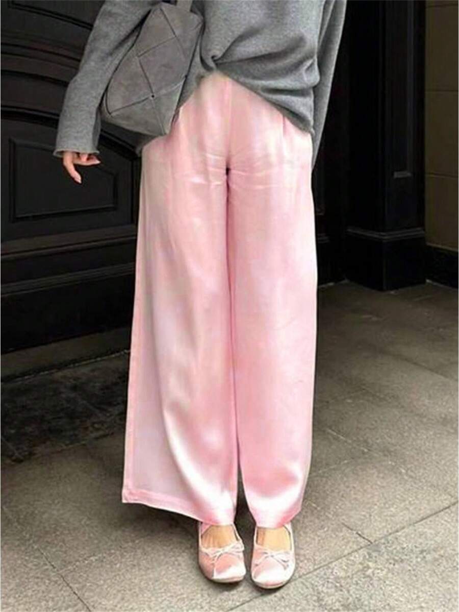 Women Pants - Pink - View 1