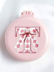Peine plegable redondo con espejo y lazo rosa, espejo de maquillaje compacto portátil 2 en 1, peine plegable de cojín de aire mini para mujeres, niñas, mamá, adecuado para boda, viaje, camping, oficina, viajes de negocios, deportes, al aire libre, actuaciones, cepillar el cabello, multifuncional, regreso a la escuela, regalo del Día de la Madre, artículo esencial de viaje, regalos de Pascua, accesorios para mujeres - Multicolor - Ver 38