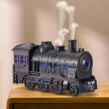 Difusor De Aceite Esencial De Tren De Vapor Humidificador De Niebla Fría Con Control Remoto 300 Ml Para Hogar,Dormitorio,2 Opciones De Color Led - A - Ver 7