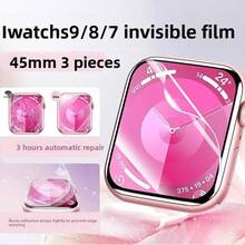 3pcs Applicable Watch Screen Protector Film For Apple Watch S11 S10 42/46mm, S9/S8/7 41mm/45mm, Soft Hydrogel Full Coverage Anti-Scratch Protective Film For Smart Watch - 3PCS - View 10