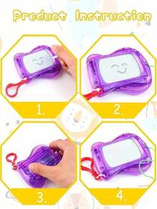 3pcs/6pcs/12pcs Mini Drawing Board, Backpack & Key Chain Memo Pad, Erasable Doodle Sketch Writing Board, Birthday Party Favors,Weddings, Birthdays,Baby Shower Gifts For Guest - Nhiều màu - Xem 2