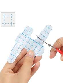 Double Strap Asymmetrical Finger Wrap | Elastic Support, Finger Protection Support, Comfortable Muscle Activation Patch, Pre-Curved Finger Wrap, Lightweight Support, Breathable Polyester Fiber, Non-Slip, Wrinkle-Free - Multicolor - View 7