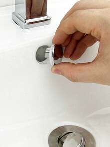 1 cái nắp đậy lỗ thoát nước tràn bằng nhựa ABS cho bồn rửa nhà bếp, phòng tắm, nắp trang trí lỗ thoát nước bồn rửa, vòng bịt lỗ thoát nước tràn tròn cho bồn rửa mặt - vòng tràn của bể nước - Xem 11