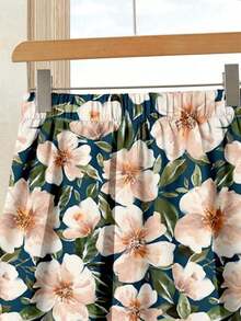 2 piezas Conjunto de top casual de unicolor + falda con estampado geométrico blanco y negro para vacaciones de mujer, Conjunto de ropa de verano para mujer, Conjunto de falda y top de verano, Conjunto de falda y top de mujer, Conjunto de falda - Multicolor - Ver 5