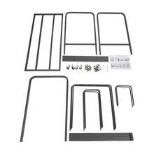 RibasuBB 2-Tier Iron Art Canvas Storage Rack With 4 Wheels 2 Brakes Mobile Display And Drying Stand For Canvases Boards Prints Studio Organizer Black - Default - View 9