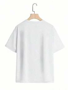 Women's Casual T-Shirt, 100% Cotton, Dirty Dancing (1987) Poster Replica, 220g Thick Cotton T-Shirt For Women (1 Piece), 100% Cotton, Durable - 白色 - 查看 2
