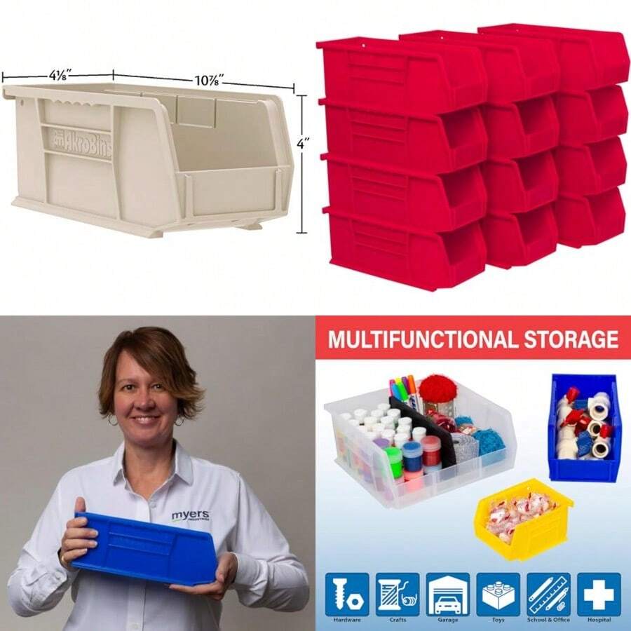 Wall Storage Box - Red - View 1