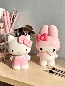 SANRIO 1pc Cute Multifunctional Decor, Japanese Cartoon Pen Holder Vase Storage Box, Adorable Desktop Organizer, Ideal Gift For Girls And Fans On Valentine's Day And Back To School Season (Product Has Minor Defects, Please Do Not Purchase If Bothered) - Pen Holder - View 13