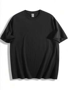 Damen 100% Baumwolle Kurzarm-T-Shirt, "Guck mich nicht in diesem Ton an" Einhorn Print Lustiges Freizeit T-Shirt - Schwarz - Übersicht 2