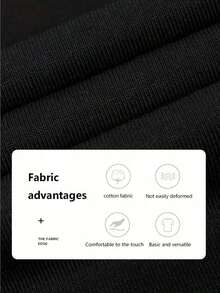 Camiseta de manga corta para mujer con diseño y estampado únicos, nuevo estilo de verano holgado para , top favorecedor para100% Cotton - Negro - Ver 4