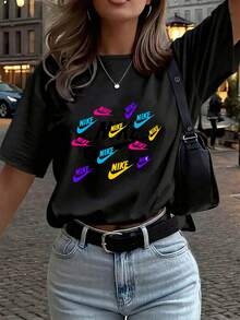 Women T-Shirts - Black - View 1