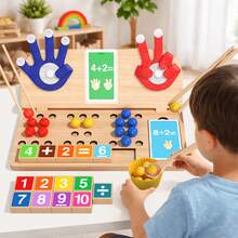 Preschool Finger Counting Number Blocks Math Game, Montessori Toys, Suitable For 3-5 Years Old Children; Educational Math Manipulative Learning Toys, Suitable For Girls And Boys, Children's Birthday-Christmas Gift - Mathematical Teaching Aids - View 6