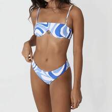 Nuevo estilo de bikini sexy de dos piezas sin tirantes para  independiente - naranja - Ver 5