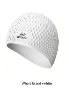 Unisex Waterproof Swimming Cap - High Elasticity, Ear Protection, Long Hair Coverage - Large Size Elastic Silicone Diving Cap, Silicone Swim Cap, High Elasticity, Thickened Design Suitable For Long And Short Hair, Keeps Hair Dry, Easy To Wear And Take Off, Suitable For Outdoor Water Sports, Durable Swimming Accessory - Perfect Choice For Valentine's Day And Carnival - Multicolor - View 12