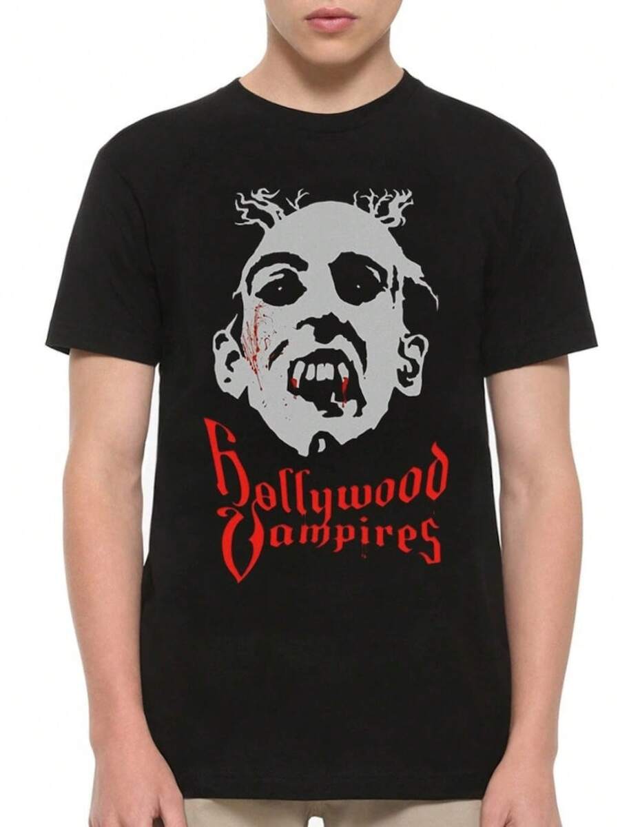 Camiseta de Vampiro de , unisex camisas de mujer sudaderas para mujer sueter blusa casual mujer verano vestidos de graduación - Negro - Ver 1