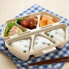 6-In-1 Onigiri Mold Set, Triangle Sushi Rice Ball Maker, PP Non-Stick Mold For Bento And Picnics, Portable (Blue) - View 5