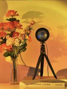 Proyektor Lampu Matahari Terbenam, Lampu Matahari Terbenam RGB, Lampu Suasana Visual Romantis, Colokan USB dengan Kontrol Jarak Jauh, Lampu Malam Lantai Proyektor LED, Cocok untuk Fotografi, Selfie, Suasana Siaran Langsung, Lampu Dekorasi Ruang Tamu dan Kamar Tidur - cahaya polikromatik - View 12