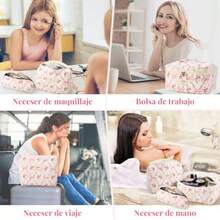 Makeup Sets - White Pink Flowers - View 6