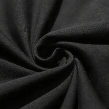 Camiseta de manga corta negra con cuello redondo para mujer, elegante top estilo vaquero con costura de bota en color turquesa, ropa femenina transpirable y con estilo, camiseta versátil de estilo casual y elegante para mujer, manga corta, camisetas ajustadas, vibes de verano. - Negro - Ver 4