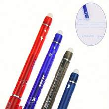 Bộ 72 món (12 bút bi, 60 ruột bút) Bút gel xóa được màu đen và xanh dương, văn phòng phẩm học sinh, đồ dùng cần thiết cho năm học mới. - Nhiều màu - Xem 8