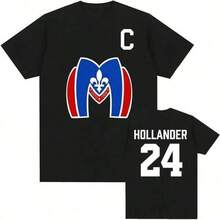 Lia Rozanov, Ty Hunt 21 Nueva York, Jersey del Equipo Capitán de la Marina, Camiseta Rival con Calefacción, Holland 24 Equipo del Metro de Montreal - Negro - Ver 1