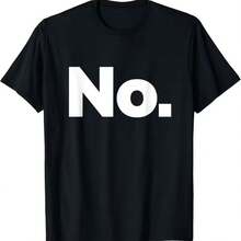 Printed T-Shirt For Men And Women - Black - View 1