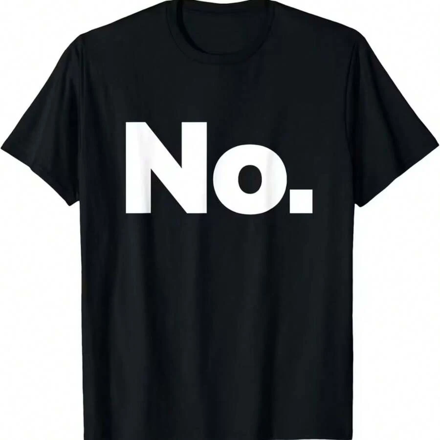 Printed T-Shirt For Men And Women - Black - View 1