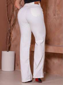 Wide Leg - สีขาวนวล - ดู 3