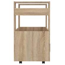 Carrito de cocina vidaXL en contrachapado de roble Sonoma 60x45x80 cm - Multicolor - Ver 6