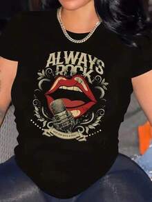 Women T-Shirts - Black - View 8