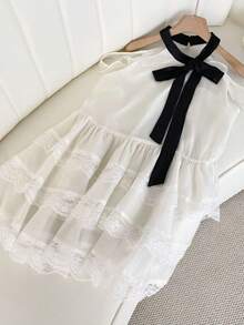 Women Midi Dresses - White - View 9