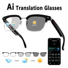 Smart Audio Glasses, Physically-Changing Lenses, 6H Playtime, Touch Control, Voice Assistant, All-Day Comfort For Indoor & Outdoor, Translation In 164 Languages, Video Translation And Meeting Notes. - Xem 10