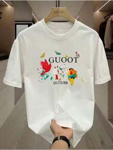 Camiseta ligera GucciS moderna, elegante y clásica atemporal de EE.UU.- LeeS/DiorSS/Gaps 100% algodón unisex - Blanco - Ver 7