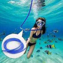 1 Piece Of Adult Swimming Breathing Tube, Front-Mounted Breathing Tube For Swimming Training, Comfortable Oral Piece With One-Way Exhaust Valve, Suitable For Swimming Pool And Outdoor Leak-Proof Setup For Water Training Equipment, Anti-Drowning Single Or Double-Head Respirator, Deep Water Oxygen Supply Equipment, Suitable For Beginners And Adults - Multicolor - View 1
