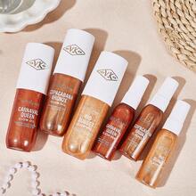 1 Stück duftender goldener illuminierender feuchtigkeitsspendender Highlighter - mehrere Düfte - geeignet für Partys, Dates, Geschenke für Freunde - mehrfarbig - Übersicht 3