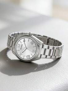 Guess GW0687L1 Luna 女士石英表 不锈钢优雅正装表 - 銀色 - 查看 4