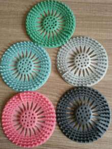 New Hair Catcher For Shower Drain And Kitchen Sink Strainer - Reusable Silicone Mesh Strainer With/Without Suction Cup Design, Anti-Clogging Drain Protector For Bathtub, Shower, Sink (Perfect Gift For Homeowners) There Are Two Options: One Without A Suction Cup And One Wi - Multicolor - View 9