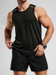 3pcs Men's Summer Sports Short Sleeve Elastic T-Shirts, Multi-Color Options, Suitable For Fitness, Running, Training - Dark Grey - View 5