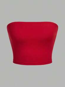 Set de 3 piezas Top tubo sexy y top casual ajustado para mujer, apropiado para el verano - Multicolor 11 - Ver 7
