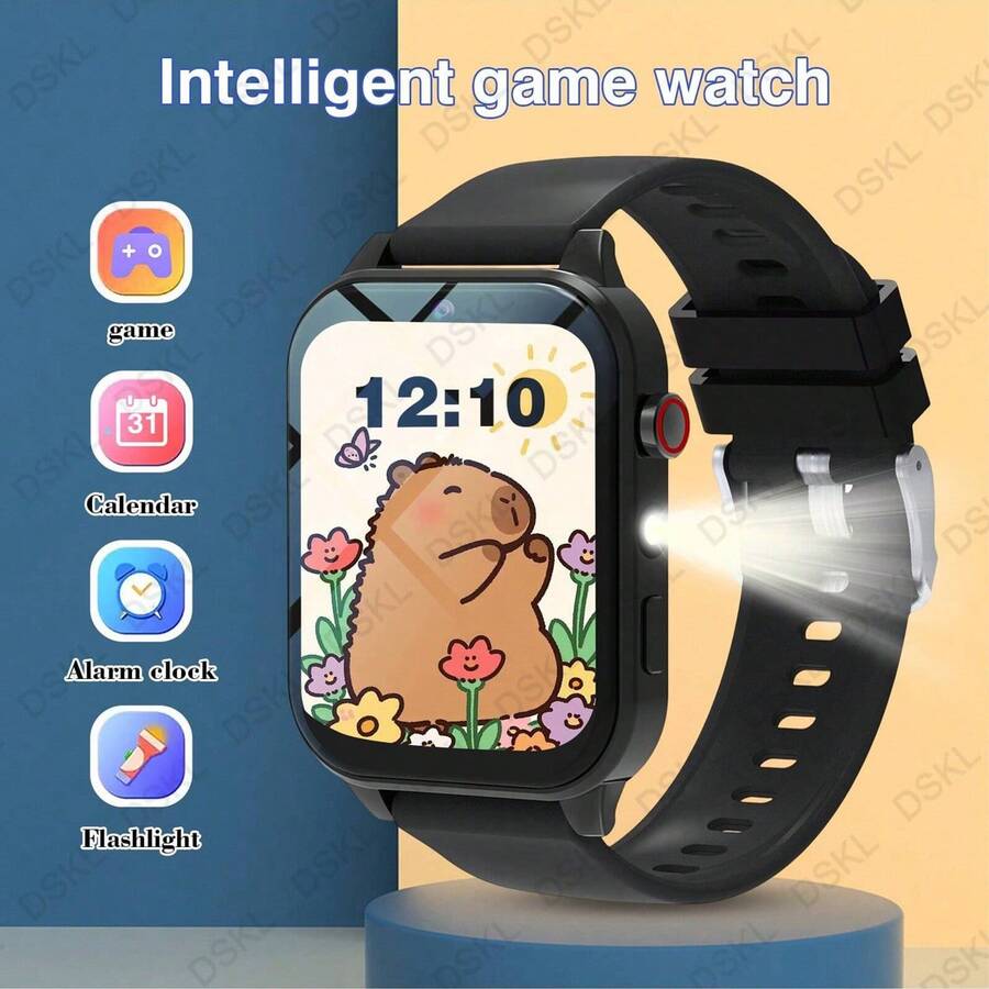 Kids Smart Watch With Camera, Photo Album, 18 Built-In Games, Calculator, Calendar, LED Light - The Perfect Holiday Gift For Children!